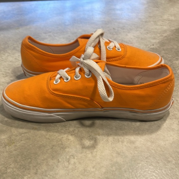Vans Orange Canvas Skate Shoes Men’s Size 6 - Picture 5 of 7